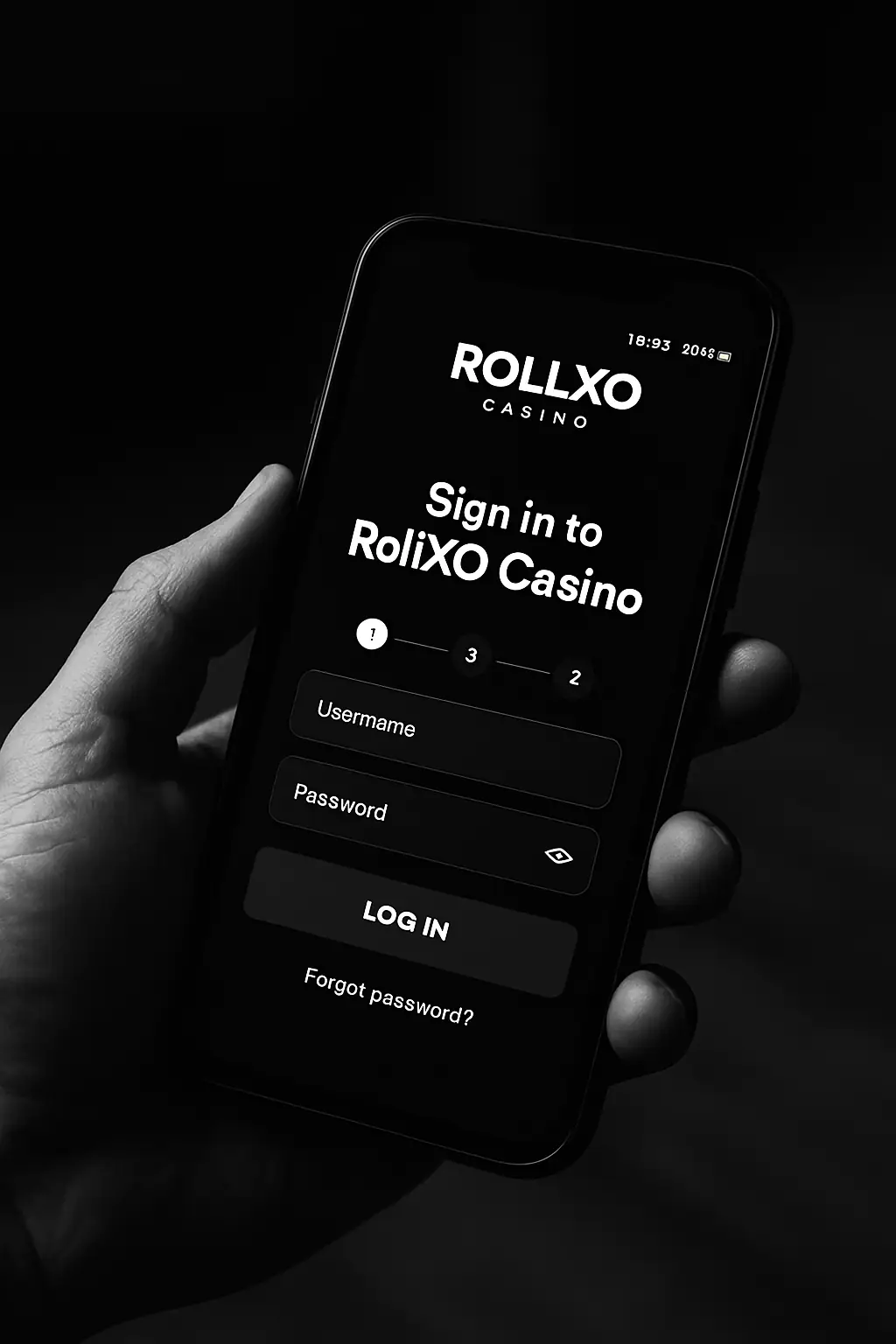 RollXO Casino Login visual guide for RollXO Casino